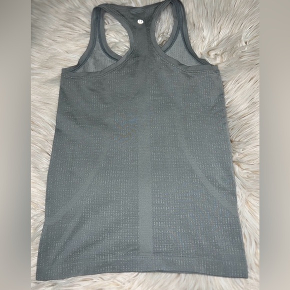 LULULEMON Disconnect Rhino Grey Vapor Swiftly Tech Racerback 2.0 Tank Top - Picture 2 of 3